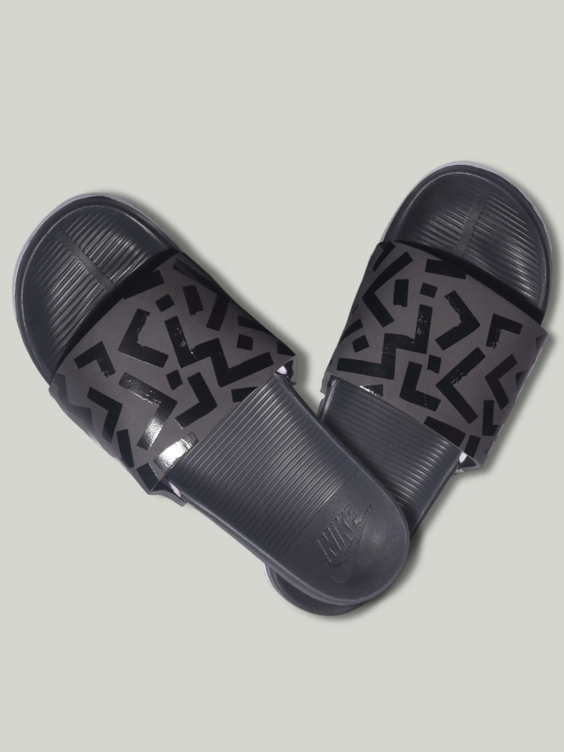 Nike Boston Slides – Grey Sport Edition