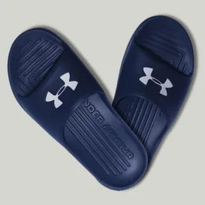 Under Armour Original Slides – Navy Blue Performance Edition