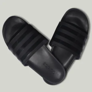 Adidas Stripes Slide – All Black Edition
