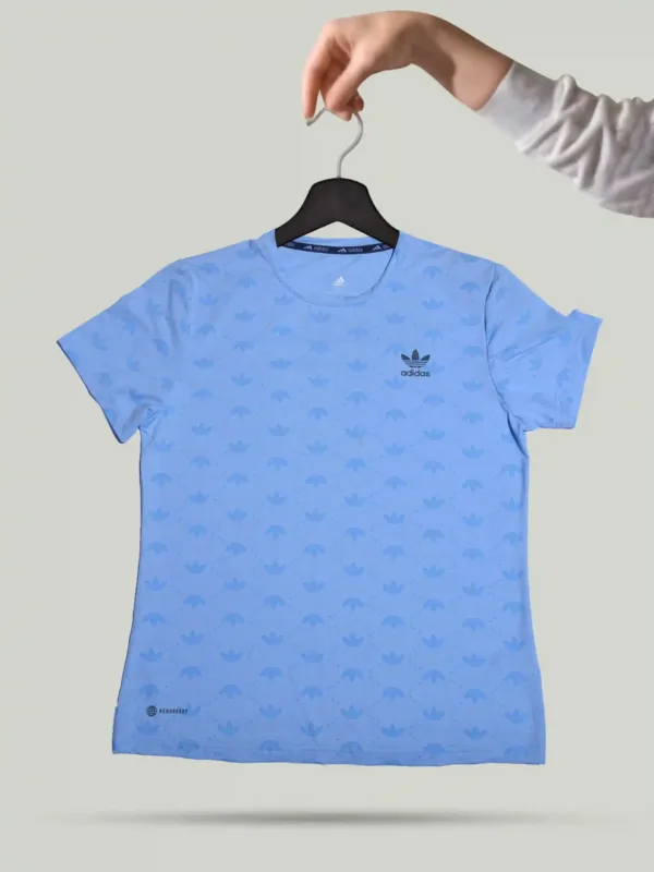 Adidas Dri Fit Ladies T-Shirt – Women’s Sky Blue Performance Tee
