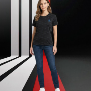 Adidas Dri Fit LTS 8806 – Women’s Black Performance Tee (Pack of 2 – Large)