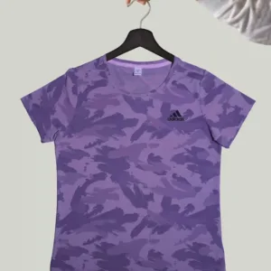 Adidas Dri Fit Ladies T-Shirt – Women’s Purple Performance Tee