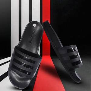 Adidas Stripes Slide – All Black Edition