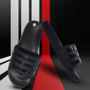 Adidas Stripes Slide – All Black Edition