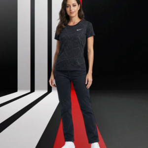 Nike Dri Fit LTS 909 – Women’s Black Performance Tee