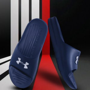 Under Armour Original Slides – Navy Blue Performance Edition