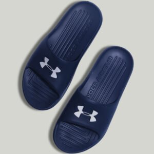 Under Armour Original Slides – Navy Blue Performance Edition
