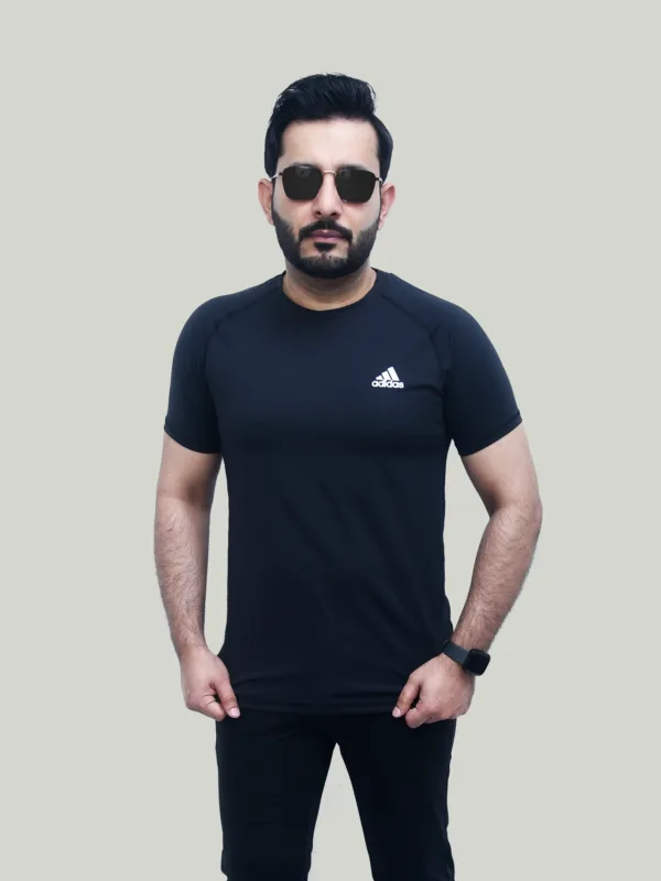 ADI Dri Fit – Black Performance T-Shirt