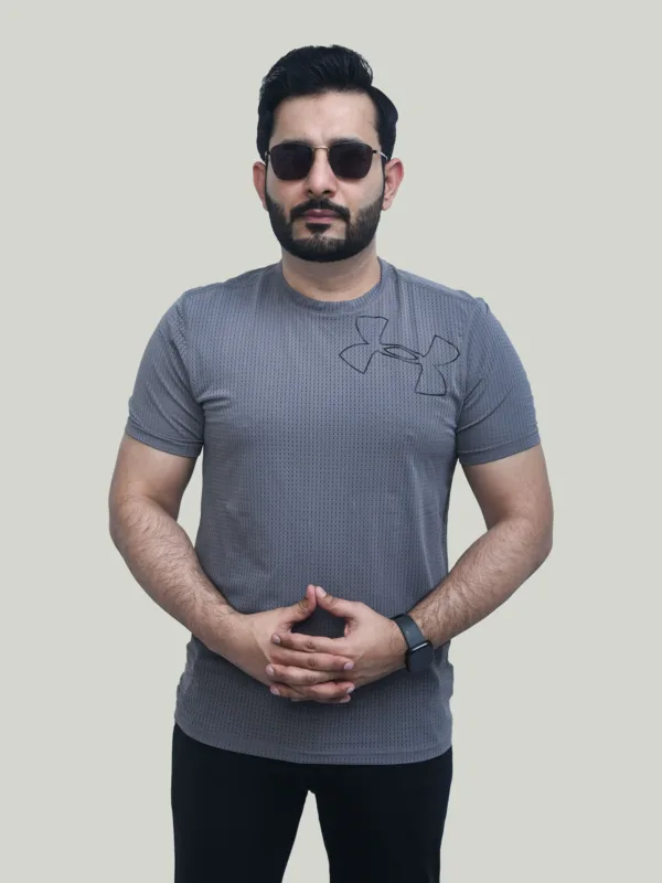 Under Armour Dri Fit – Lite Grey Performance T-Shirt