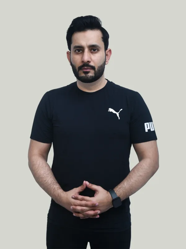 PUMA Dri Fit – Black Performance T-Shirt