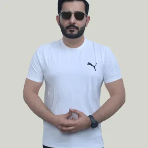 Puma Dri Fit – White Performance T-Shirt