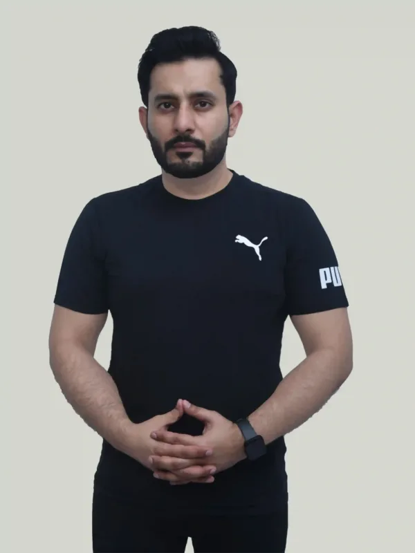 PUMA Dri Fit – Black Performance T-Shirt