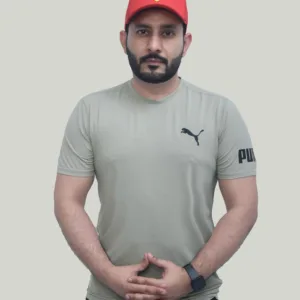 PUMA Dri Fit – Khaki Performance T-Shirt