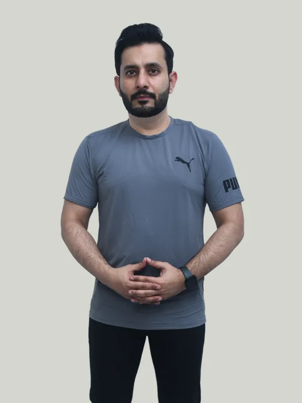 Puma Dri Fit – Grey Performance T-Shirt