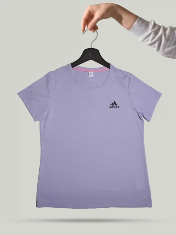 Adidas Dri Fit Ladies T-Shirt – Women’s Lilac Performance Tee