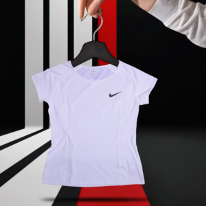 Nike Dri Fit LTS 2370015 – Women’s White Performance Tee