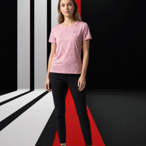 Nike Dri Fit LTS 909 – Women’s Pink Performance Tee