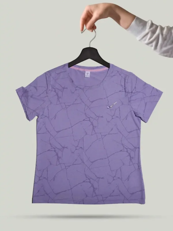 Nike Dri Fit Ladies T-Shirt – Women’s Purple Performance Tee