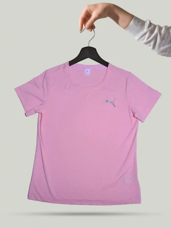 Puma Dri-Fit Ladies T-shirt– Peach Performance Training Tee