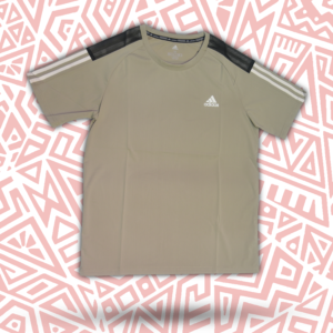 ADI Dri Fit – Khaki Performance T-Shirt