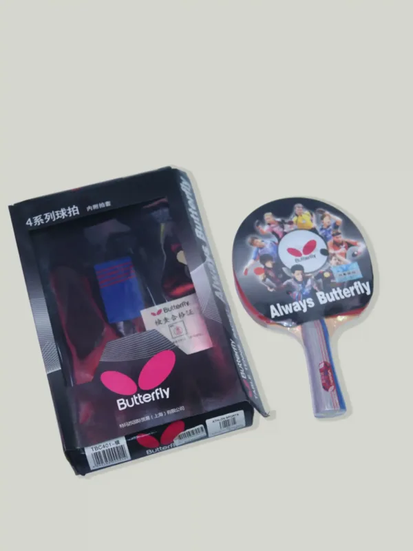 Butterfly Table Tennis Racket – Black Box