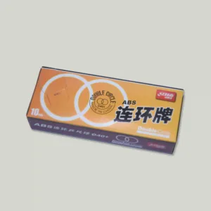 Double Circle Table Tennis Ball – Yellow