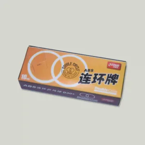 Double Circle Table Tennis Ball – Yellow