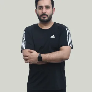 ADI Dri Fit – Black Performance T-Shirt