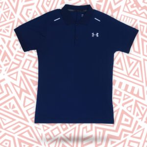 Under Armour Collar Dri-Fit T-Shirt – Blue Performance Polo Tee