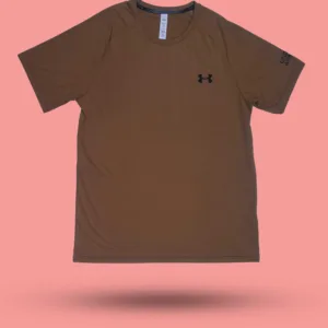 Under Armour Dri-Fit T-Shirt – Brown Performance Training Tee