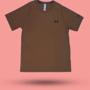 Under Armour Dri-Fit T-Shirt – Brown Performance Training Tee