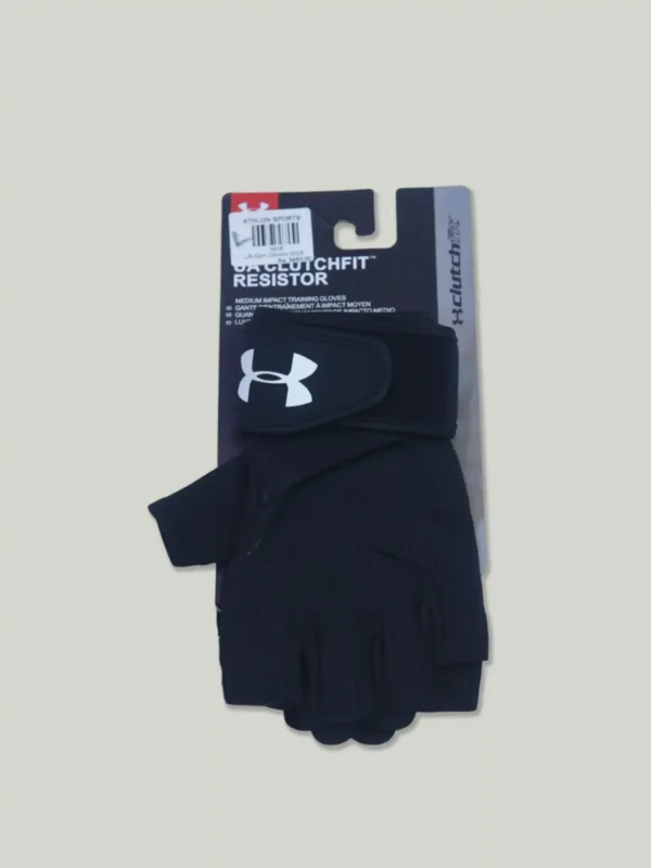 Under Armour Gym Gloves – Black (Large)