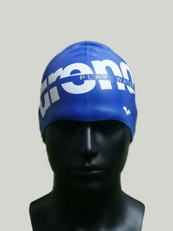Arena Play Original Flat Swimming Cap – Kids (Silicone) - Blue