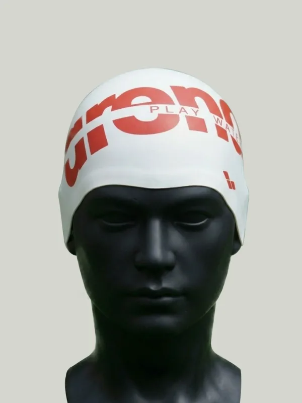 Arena Play Original Flat Swimming Cap – Kids - White