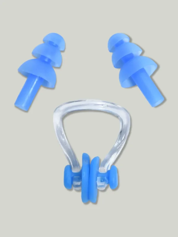 Silicone Ear Plugs with Storage Box – Blue
