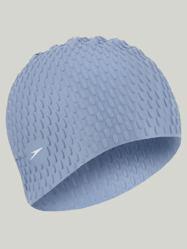 Speedo Original Dotted Long Swimming Cap – Silicone - Sky Blue
